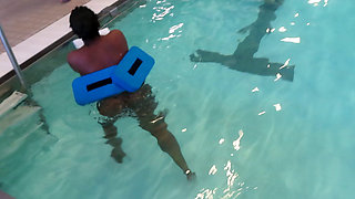 I'm Learning to Swim in the Local Nudist Clubs's Swimming Pool, Lesson 01