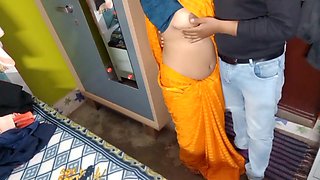 Indian housewife having inhaled my ultra-cute manstick.