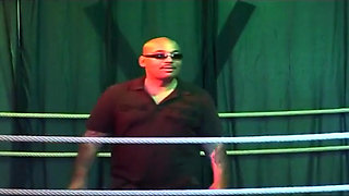 Blonde Mature Babe's Dripping Rosebud Gangbang in Wrestling Ring