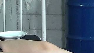 Human Lick Machine, Mistress Enjoys Pleasure to Masochist Lick Her Anus, Pussy, Sweaty Feet, Dirty High Heels Like a Machine