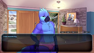 Furry animation, wooly, furry futa