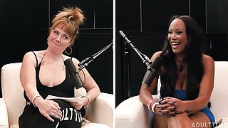 Adult Time featuring Lily LaBeau and August Skye's conversation smut
