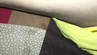 Sexy hot blonde sister-in-law's youthful petticoat