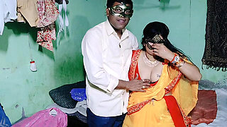 Indian auntie having sex with her stepson's friend.