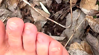 Barefoot Walk in the Forest - Foot Fetish - Bare Feet!