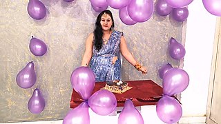 New year celebration with rosser fero chocolate cake