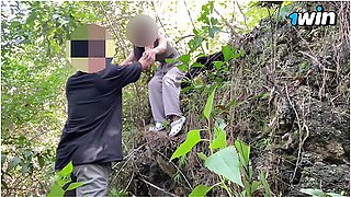 Asian Petite Teen Fucked In The Woods