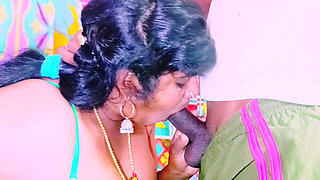 Indian Sexy Middle Age Stepmom Fucking with Stepson Big Dick. Telugu Dirty Talks.