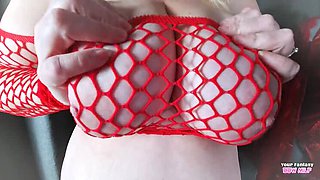 Big Tit Aunty Jane Teasing You - Homemade BBW MILF Wife Video