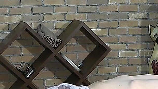 CFNM, Esthetician's Prank, Show off Panties, Rub Tits and Pussy, Touch Dick with Elbow, Moving Towel to Observe Erect Dick