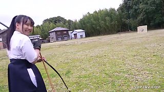 Innocent Archer Girl's Intense Focused Sex Debut at 18 x1x50331E00CAF82716B0