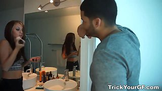 Trick your girlfriend - fuck-punished for her cheating