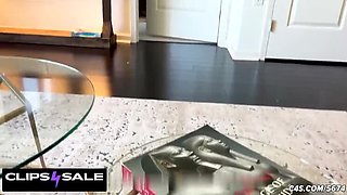 Busty Redhead MILF Cheats on Husband with Young Guy - Creampie in Hairy Pussy