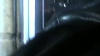 Dirty blonde whore scours streets for black cock