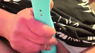 Stretching out my pussy and grinding that dick until I cum