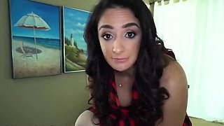 creampie busty mom catches panty sniffing son and takes anal