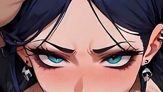 Anime Ai My Ex-girlfriend Invites Me to Her House to Give Me a Deep Throat