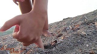 Sandy masturbation experience