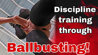 Training Zero Femdom Slave Discipline Through Ballbusting CBT Punishment