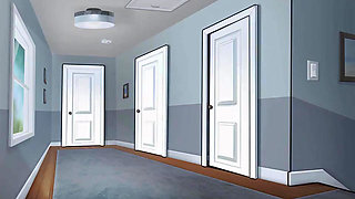 Summertime saga: stepson fingers his stepmom's pussy in the kitchen ep 179