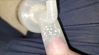 Breast Pumping My Lactating Breasts