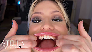 Extreme Mouth Spreading & Throat Closeupwide Open Mouth Fetish