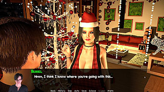 Liza Celebrates X Mas Event Fun with Him