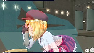 Koala from One Piece wants to have some fun in this anime scene