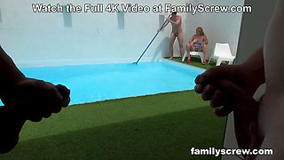 3 Stepbros Fucking 1 Old Spanish StepAunt by FamilyScrew