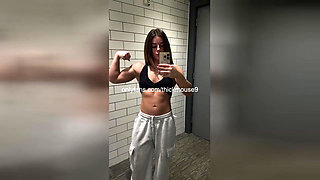 Brunette Virgin's OnlyFans Oops: Accidental Squirt Explosion Alone!