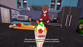 PUMPING MILK WITH HIS SHORTS