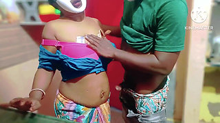 Lactating House Maid Feeding Her Milk and Fucked Hardly by Owner's Stepson- Full Tamil Erotic Audio with Real Loud Moaning