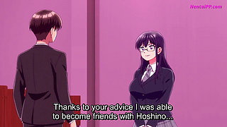 Horny & Busty Brunette Teacher Get Fucked At School - Hentai