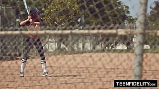 TEENFIDELITY - Kirsten Lee Creampied By Softball Coach