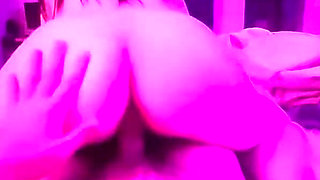 Chinese Stripper Rides Yummy Jimmy Reverse Cowgirl Style Until He Cums in Her Loose Pussy