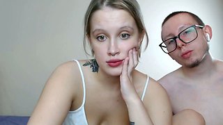 Sasha Blonde and teen girlfriend toying