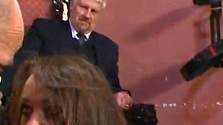 Whipping, dominating, spanking submissive