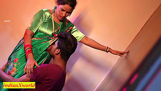 Indian Hot Bhabhi Love Sex with Handsome Devar! Devar Bhabhi Real Sex