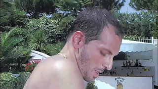 Getting Screwed on the Poolside Sunbed