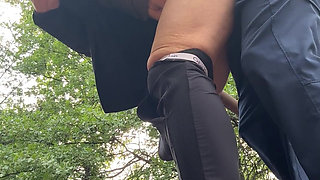 Petite MILF Gets BBC Railing in the Woods!