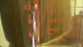 Pissing in the Work Toilet Compilation POV