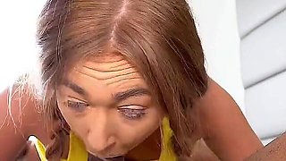 Callie Black Takes a Huge Facial From Her Sisters Boyfriend