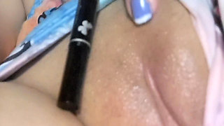 Wet home masturbation. Watch movies