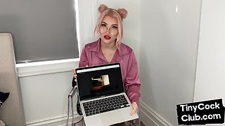 Pathetic tiny male pole incel minimized by femdom