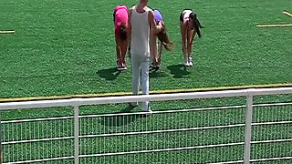 Busty French Babe Riding Cock After Practise