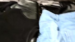 Beautiful Brunette Big Boobs Rides Fake Cock