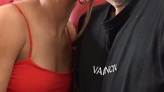 I Fucked Her in Front of My Wife and Covered Her Face with Cum