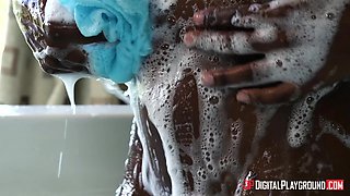 Alex D's Wild Black Passion Explodes in Sultry Bathroom Heat