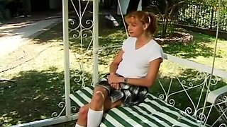 Slutty Redhead Gets A Big Cock Penetrated Her Eager Pussy