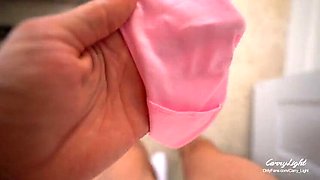 Step Mom Catches Son Jerking Off & Helps Him Cum Quick - CarryLight MILF Big Ass Cowgirl